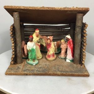 Nativity Scene Collectible 10 pieceWise Men/Animal